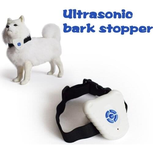 Puppy Ultrasonic Bark Stopper Barking Collar Warning Dog Barking Anti-barking Dog Training Supplies