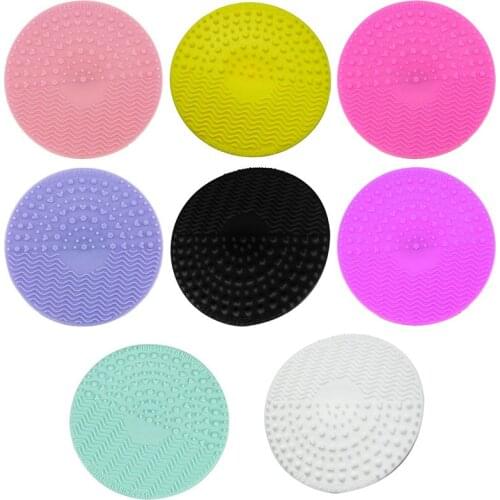 Silicone Makeup Brush Cleansing Pad Palette Brush Cleaner Cleaning Mat Washing Scrubber Pad Cosmetic Make Up Cleaner Tools