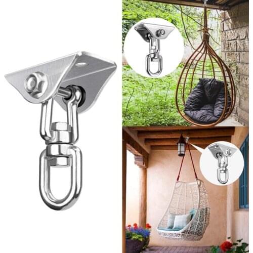 304 Stainless Steel Heavy Duty Swing Fixed Buckles Hook Hanger for Yoga Hammock Chair Sandbag Swing Sets