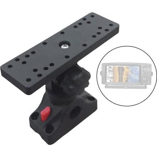 Universal Fish Finder Mount Holder Ball-Mount Boat Support Mounting Plate Rotating Scratch-resistant Durable