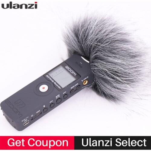 Ulanzi Outdoor Windscreen Deadcat Windshield for ZOOM H1 Handy Recorder Windshield Muff for zoom h1n microphone