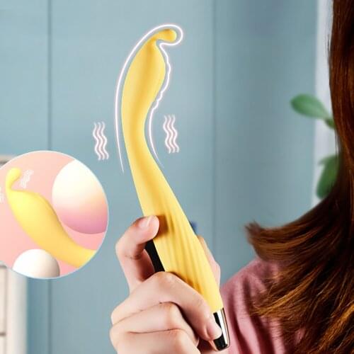 G Spot Dildo AV Vibrator Bendable Vagina Toys Clitoris Massager Silicone Female Stimulator for Women Sex Tools Pussy Magic Wand