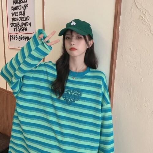 Maxxo Vintage Kawaii Fall T-Shirt Long Sleeve Couple Tee Female Korean Clothes Goth Emo School Vintage Tops Kpop Couple Lgbt Top