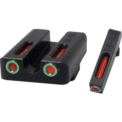 Fiber Optic Sight Stainless Steel Accurate Fiber Sight Tactical Fiber Optic Front And Rear Red/green Dot Sights Hunting Tools