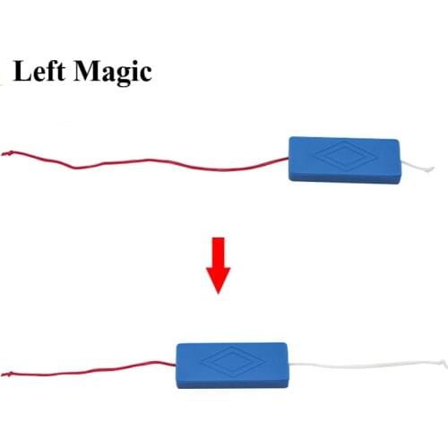 Magic Rope Change Color (Red White) Magic Tricks Mysterious Box Magic Toy For Chlidren Classic Close Up Street Magic Props