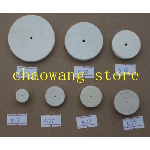 Rotary Tools and Accessories Wool Felt Polishing Buffing Grinding Wheel 100pcs/bag