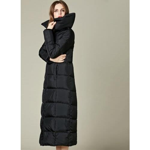 90% White Duck Down Jacket Women X-Long Womens Winter Coat Korean Thick Puffer Down Coats Female Jacket Snow Outwear