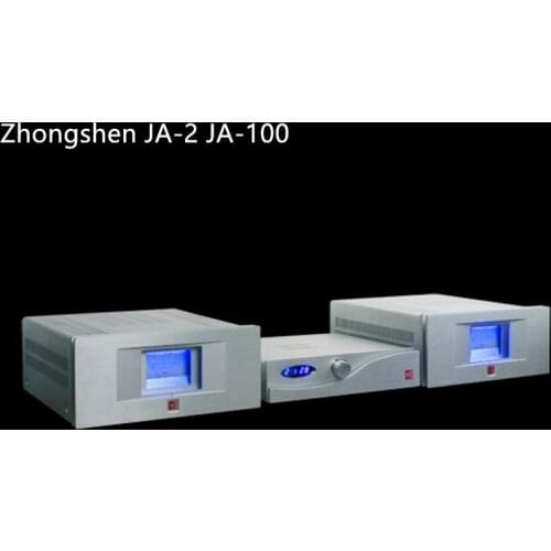 Zhongshen JA-2 JA-100 Standard Split Pure Power Amplifier Pure Class A 100W*2 HIFI Power Amplifier Front and Rear Power Amplifie