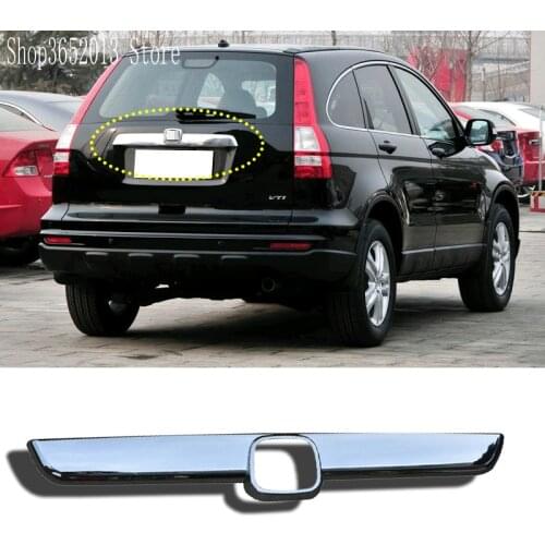 1pcs For Honda CRV CR-V 2007 2008 2009 2010 2011 ABS Chrome rear trunk cover trim decorative accessories
