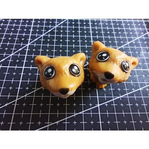 1pcs/lot pvc wolf 34mm Cabochons Scrapbooking Hair Bow Center DIY Christmas decration