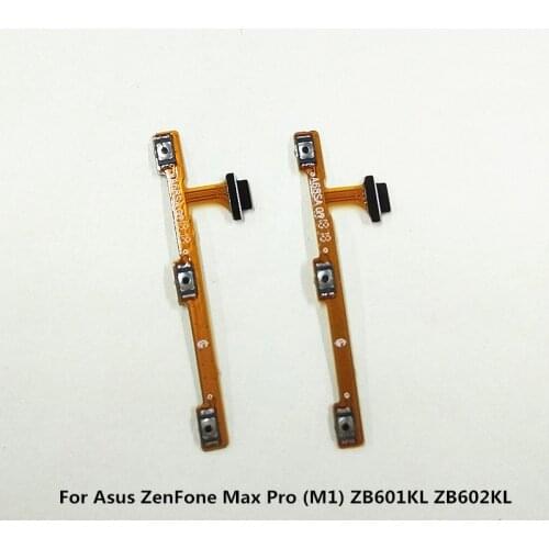 10pcs/Lot For Asus ZenFone Max Pro M1 ZB601KL ZB602KL Power & Volume Side Buttons Flex Cable Repair Parts