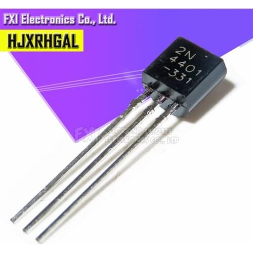 100PCS 2N4401 TO-92 Bipolar Transistors - BJT NPN New original