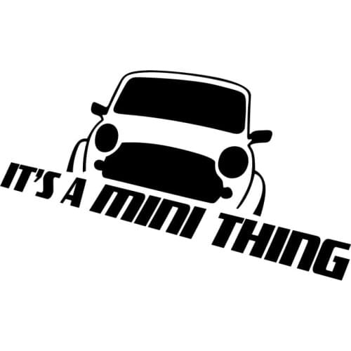 20x8cm It is a mini thing Decal Sticker Styling Window Door Body Decoration For BMW Mini Cooper R50 R52 R53 R56 R57 R58 R60