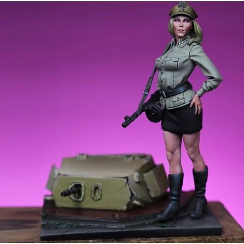70mm, POLISH PEOPLE ARMY, Resin Model figure GK, Unassembled and unpainted kit