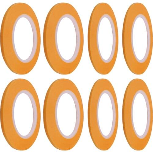 8x Precision Painting Model Masking Tape DIY Spraying Decoration Model Cover Fast Paste Roll Tapes Craft Tools 2mm & 3mm