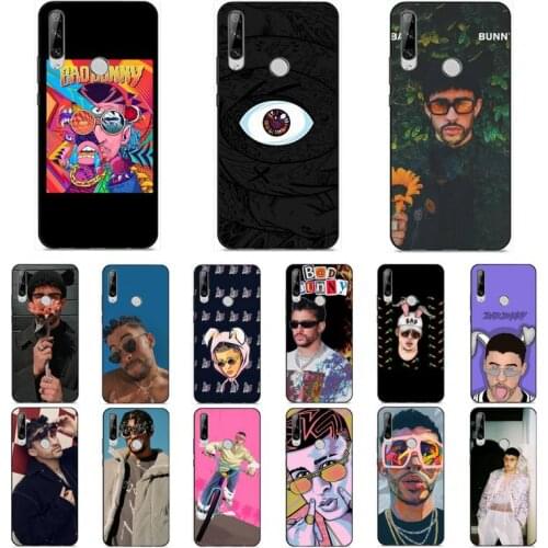 YNDFCNB Bad Bunny Phone Case for Huawei Y 6 9 7 5 8s prime 2019 2018 enjoy 7 plus