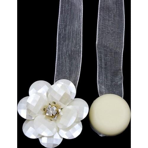 Flower Shape Magnet Curtain Buckle Magnetic Curtains Tieback Holder Window Curtain Clip Holder Strap Accessories Home Decor #20