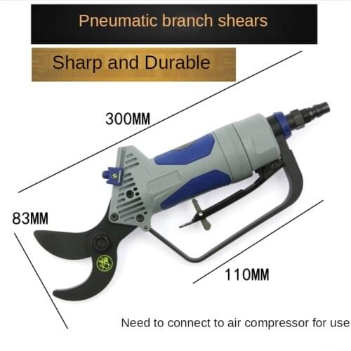 Pneumatic Pruning Shears are Used for Gardening Pneumatic Tool for Pruning Branches and Grass Shears