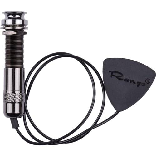 Range RGT-XI Self-adhesive Acoustic Guitar Pickup Transducer 6.35mm Output Jack for Classical Guitar Folk Guitar Ukulele Violin