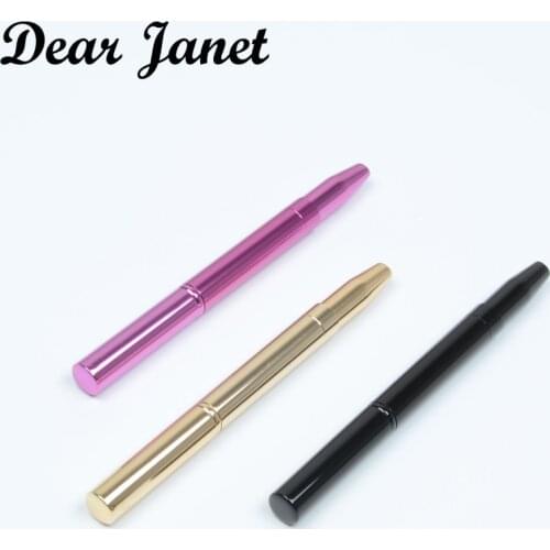 5pcs Double-ended Aluminum retractable Lip Make up brush High quality Professional makeup brush concealer 2 in 1