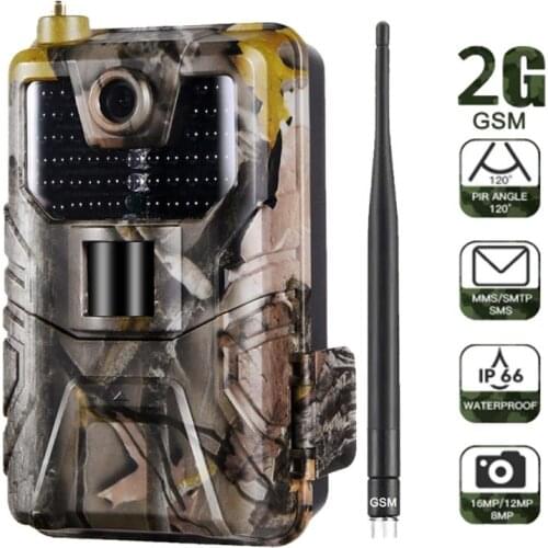20MP 1080P Wildlife Trail Camera Photo Traps Night Vision 2G SMS MMS SMTP Email Cellular Hunting Cameras HC900M Surveillance