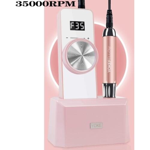 35000RPM Portable Nail Drill Machine Acrylic Gel File Brushless Electric Manicure Machine Professional Nail Art Salon Tool