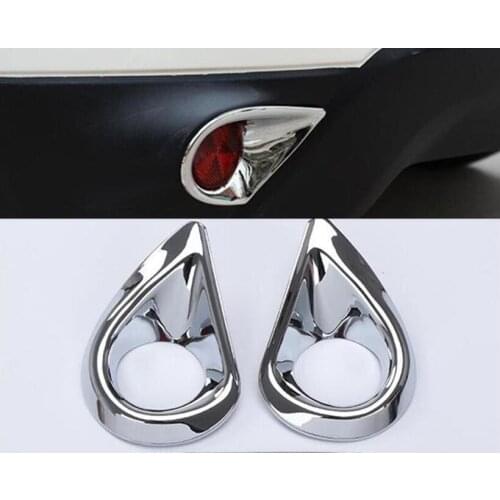 CHROME TAIL BRAKE LIGHTS REAR FOG LAMP TRIM COVER FOR MITSUBISHI ASX SPORT 2012-2016 ACCESSORIES CAR-STYLING