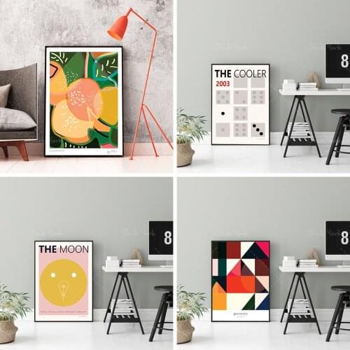 THE ARTIST, Abstract Scandinavian Style Art Poster, Circus Poster