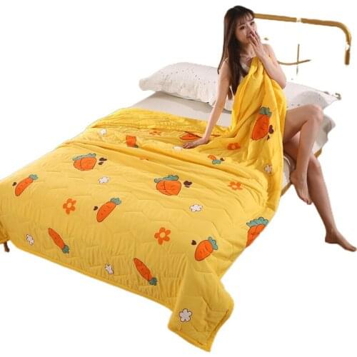 Air-conditioned Quilt Washed Cotton Summer Quilt Machine Washable Summer Thin Quilt Core Student Dormitory Cool Summer Quilt