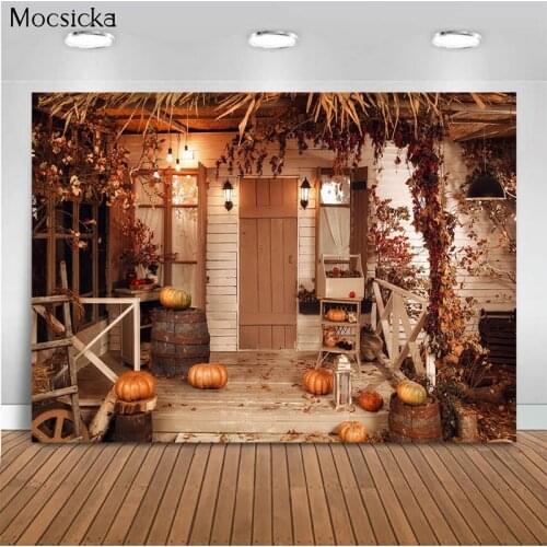 Mocsicka Baby Shower Background Forest Hut Background Decoration Style Child Portrait Photo Background Photography Studio