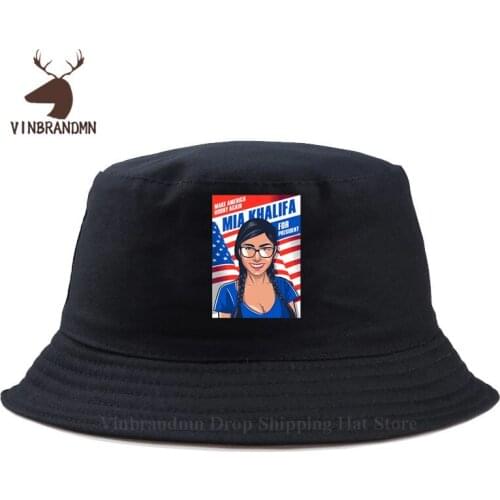 Fashion Mia Khalifa Bucket hats for Men Wommen Stylish Pre-shrunk Cotton hats Callista Fitted Casual Outdoor summer baseball cap