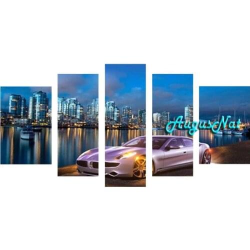 Multi pictures combination scenery iamond painting kit 5d full drill diamond sticker car wall art decor rhinestone pasted craft