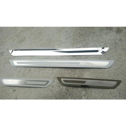 For GOLF 4 6 MK6 MK4 thin stainless steel welcome pedal refires door sill strip parts