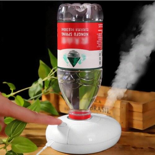 New Portable Mini Ultrasonic Desktop Air Humidifier USB Household Water Bottle Heavy Fog Volume Anti-drying And Hydrating