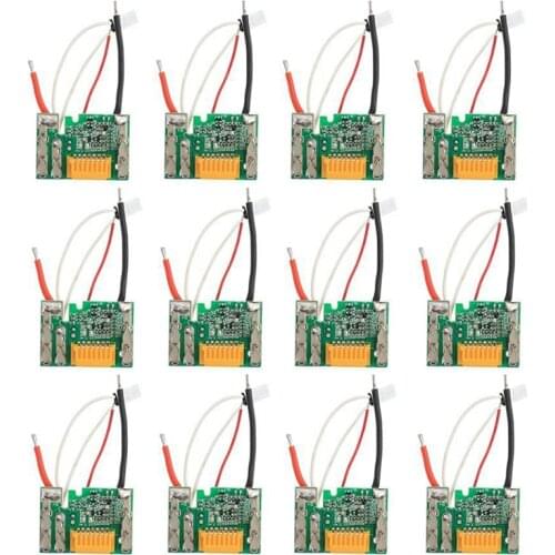 12Pcs BL1430 14.4V 3Ah 4Ah 6Ah Lithium-Ion Battery PCB Board Circuit Board for Makita BL1430 BL1415 BL1440 BL146 BJV140Z