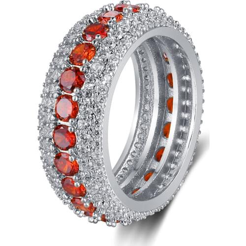 Stylish Iced Out Hip Hop Jewelry Rings Dropshipping Men Women 100% Micro Pave Zircon Ring Wholesale Rapper Jewellery