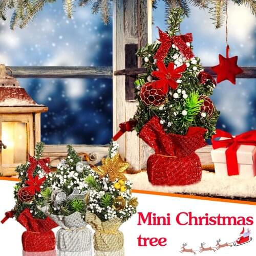 Merry Christmas Tree Bedroom Desk Decoration Toy Doll Gift Office Home Children D60