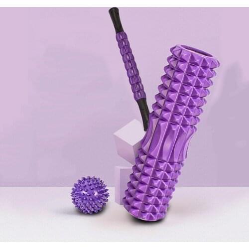 Yoga Columns EVA Hollow Floating Spike Shape Massager Roller Anti-Cellulite Fitness Equipment Calf Back Buttocks Exercise Device