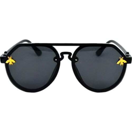 2020 Women Sunglasses Cute Round Little Bee Sunglasses UV400 Plastic Sport Sun Glasses For Girls Boys Glasses Oculos