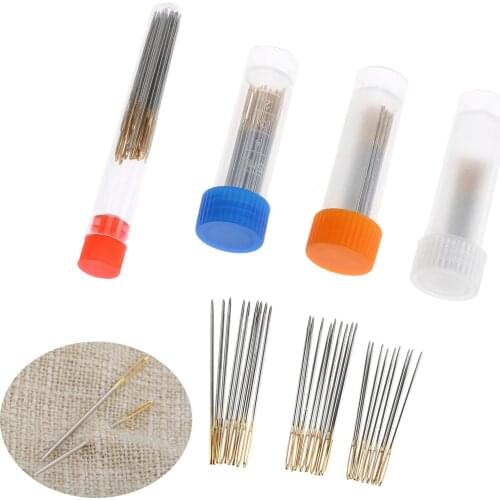 30/20pcs Big Eye Blunt Needles 3 Size Long Large Hole Sewing Knitting Embroidery Tool Hand DIY Needlework Leather Needles