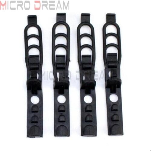 4pcs Motorcycle Headlight Straps Holder 30-43 mm Motocross Plastic Headlamp Fix Brackets Headlight Fairing Rubber Straps