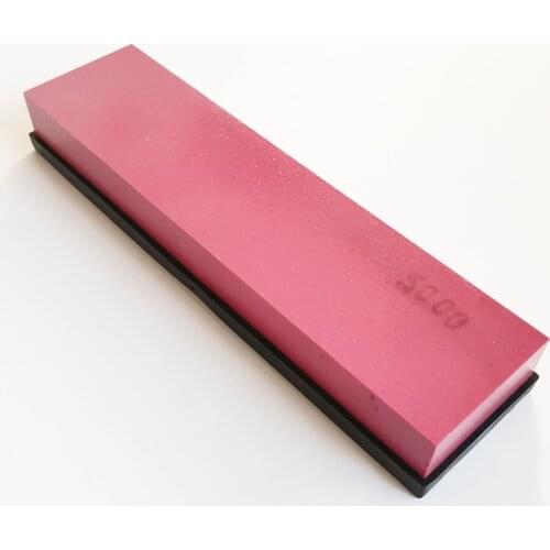 5000# Grit High quality red ruby oilstone millstone ,ruby sharpener stone Grinder whetstone 200*50*25