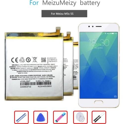 BA612 Mobile Phone Battery For Meizu Meizy 5S M5 M5S M612Q M612M M612h Replacement Battery 3000mAh BA612