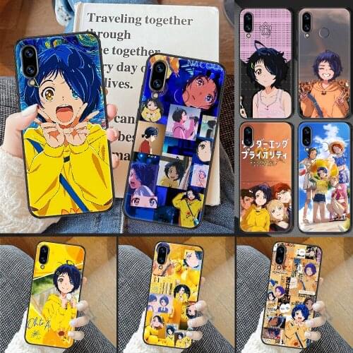 Anime WONDER EGG PRIORITY Phone case For Huawei Honor 6 7 8 9 10 10i 20 A C X Lite Pro Play black trend prime art back fashion