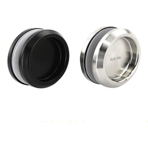 Black Sliding Door Pull Aluminum Alloy Round Glass Door Handle Pulls Cabinet Knob door knob Furniture Hardware Accessories