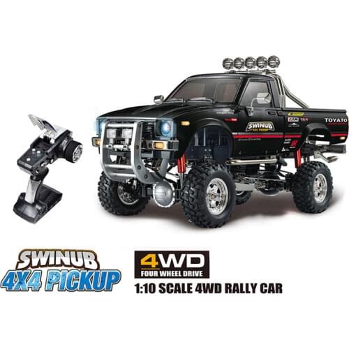 HG 1/10 RC Pickup Model 4*4 Rally Car Racing Crawler P409 2.4G Radio ESC Motor Model Outdoor toys for boys gift TH16809-SMT6