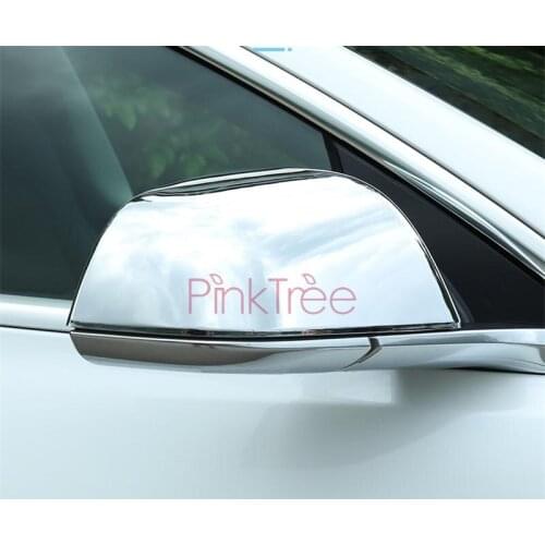 Chrome Side Wing Door Rearview Mirror Protect Frame Cover Trims For Tesla Model 3 2017 2018 2019 Car Accessories