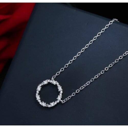 Trendy Big Circle Choker Necklaces For Women Fashion Long Sweater Chain Necklaces 2021 Party Jewelry Gift
