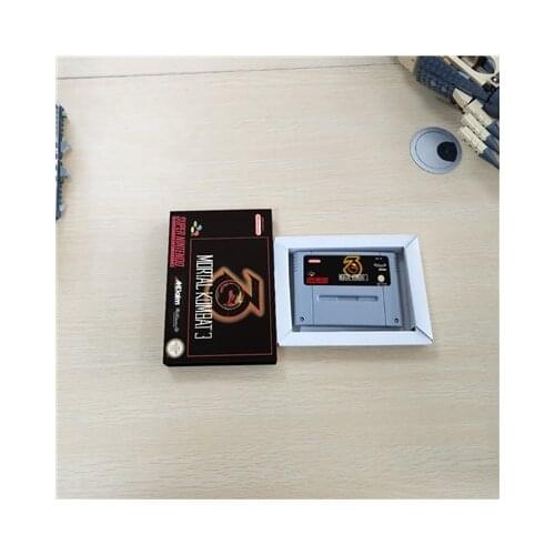 Mortal Kombat 3 III - EUR Version Action Game Card with Retail Box