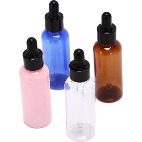 20pcs/lot 50ml PET Liquid Reagent Pipette Bottle Eye Dropper For Storing Chemistry Laboratory Chemicals Perfumes